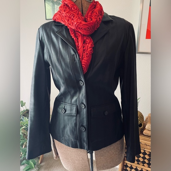 Y2K Mossimo leather jacket - Picture 2 of 9